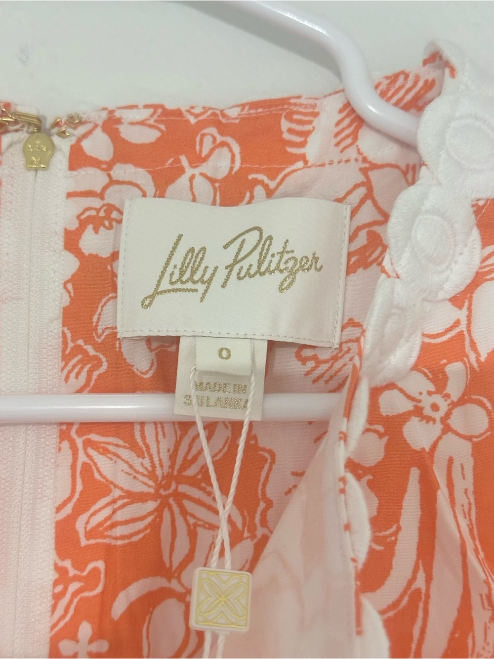 Sunset Orange Romey Shift Romper - Picture 6 of 8